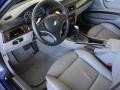 2010 BMW 3 Series Gray Dakota Leather Interior Prime Interior Photo