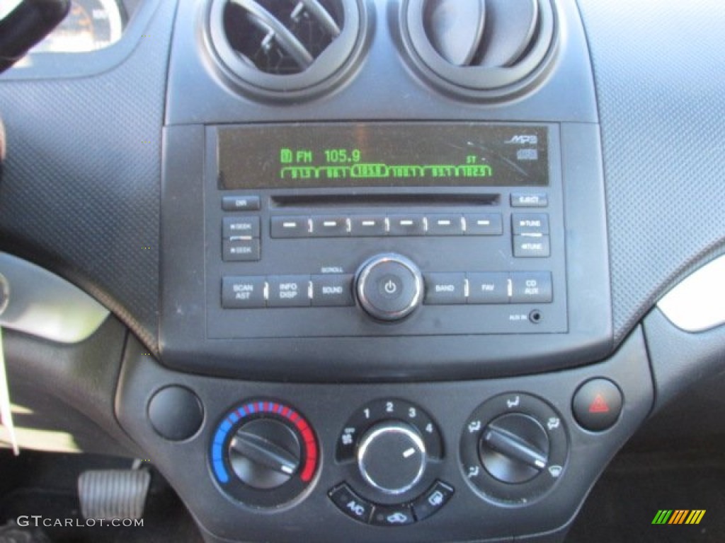 2010 Aveo LT Sedan - Sport Red / Charcoal photo #14