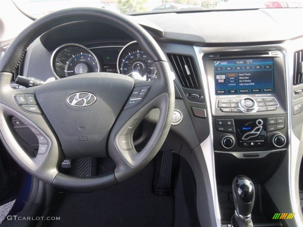 2013 Sonata Limited 2.0T - Indigo Night Blue / Gray photo #7