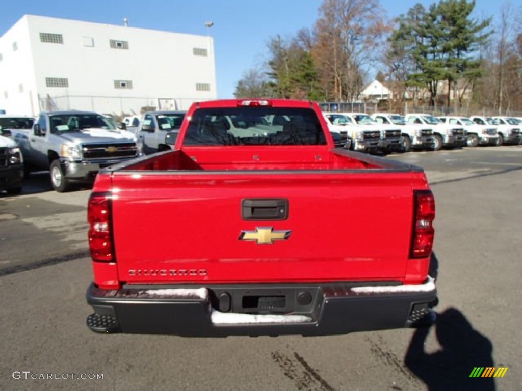 2014 Silverado 1500 WT Regular Cab 4x4 - Victory Red / Jet Black/Dark Ash photo #7