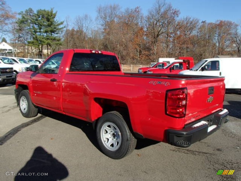 2014 Silverado 1500 WT Regular Cab 4x4 - Victory Red / Jet Black/Dark Ash photo #8