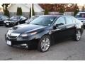 2012 Crystal Black Pearl Acura TL 3.7 SH-AWD Advance  photo #7