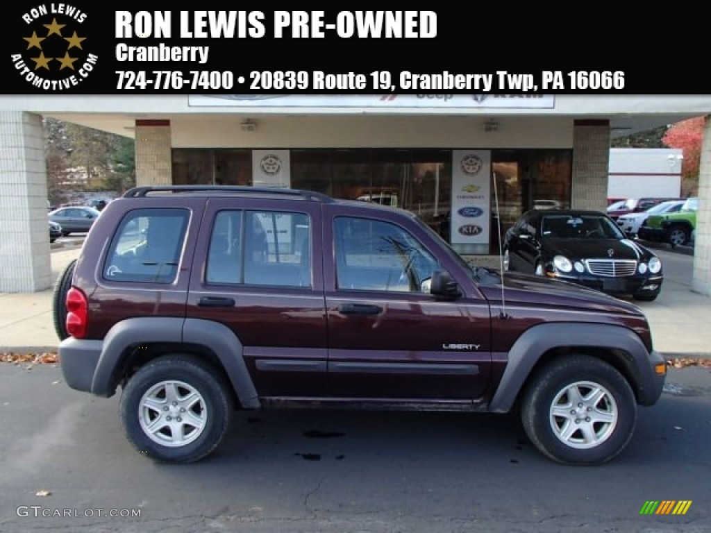 Deep Molten Red Pearl Jeep Liberty