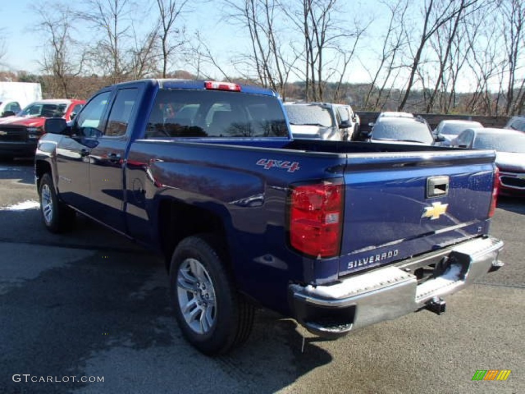 2014 Silverado 1500 LT Double Cab 4x4 - Blue Topaz Metallic / Jet Black photo #8