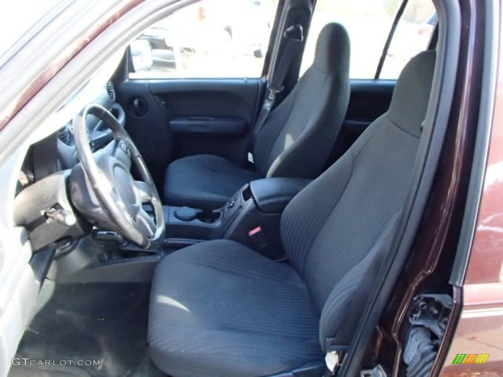 2004 Liberty Sport 4x4 - Deep Molten Red Pearl / Dark Slate Gray photo #10