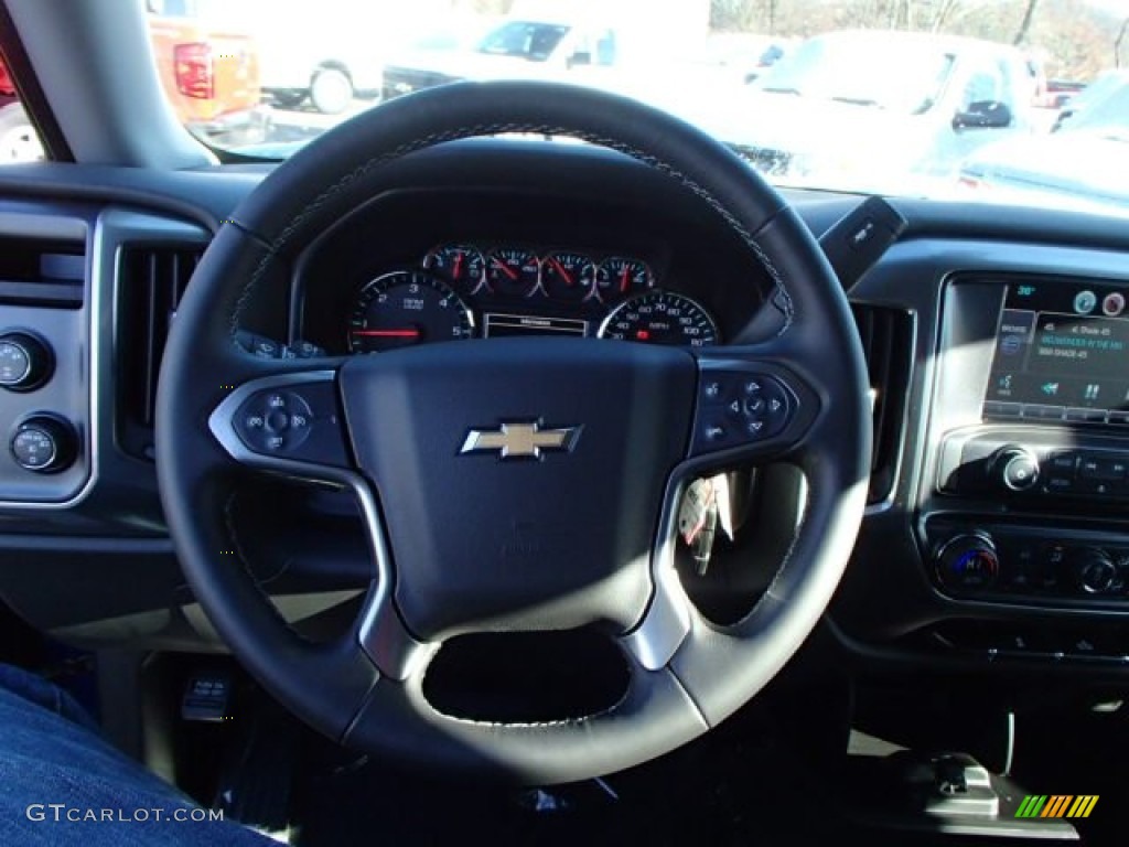 2014 Silverado 1500 LT Double Cab 4x4 - Blue Topaz Metallic / Jet Black photo #18