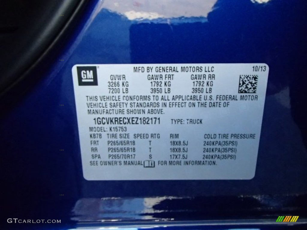 2014 Silverado 1500 LT Double Cab 4x4 - Blue Topaz Metallic / Jet Black photo #20