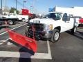 Summit White 2014 Chevrolet Silverado 3500HD WT Regular Cab 4x4 Plow Truck Exterior