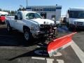 Summit White - Silverado 3500HD WT Regular Cab 4x4 Plow Truck Photo No. 4