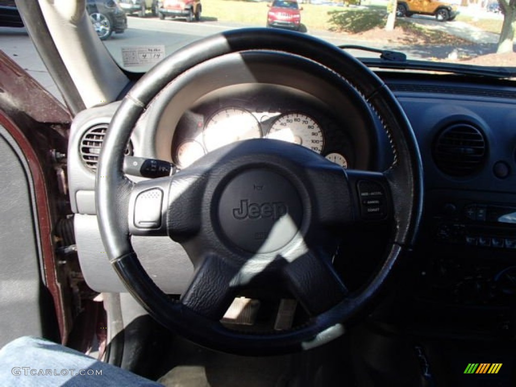2004 Liberty Sport 4x4 - Deep Molten Red Pearl / Dark Slate Gray photo #18