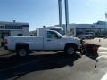 Summit White - Silverado 3500HD WT Regular Cab 4x4 Plow Truck Photo No. 5
