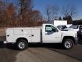 2014 Summit White Chevrolet Silverado 3500HD WT Regular Cab Utility Truck  photo #5