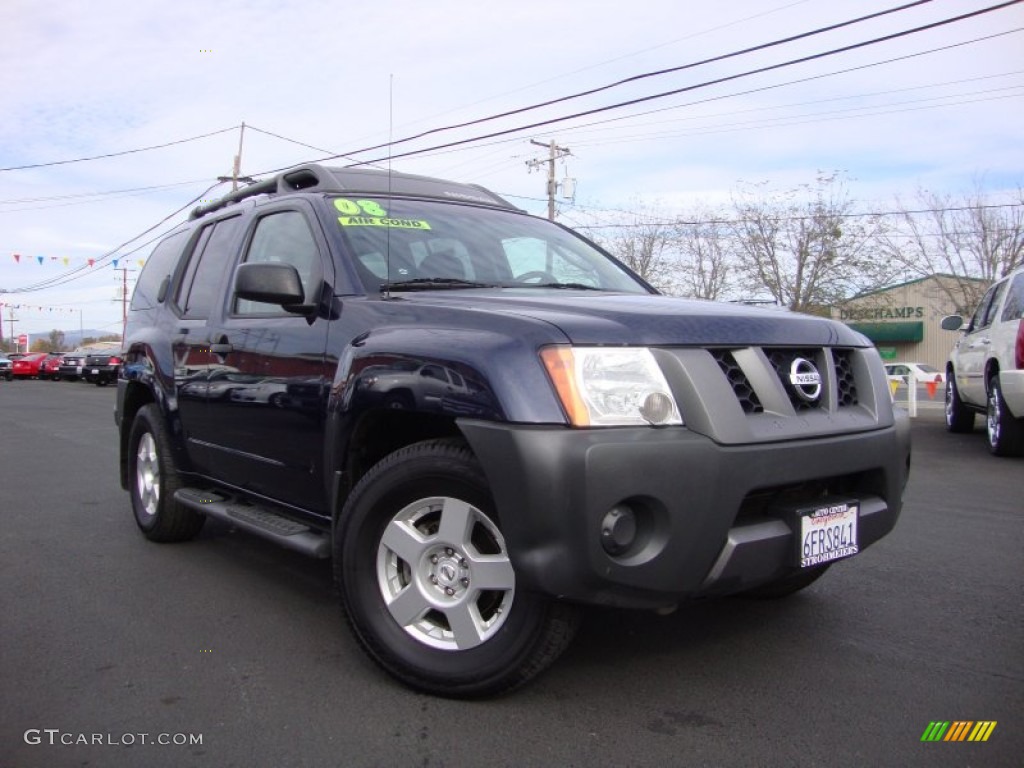 2008 Xterra X - Midnight Blue / Steel/Graphite photo #1