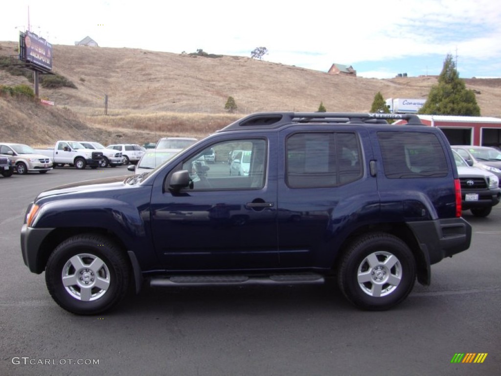 2008 Xterra X - Midnight Blue / Steel/Graphite photo #4