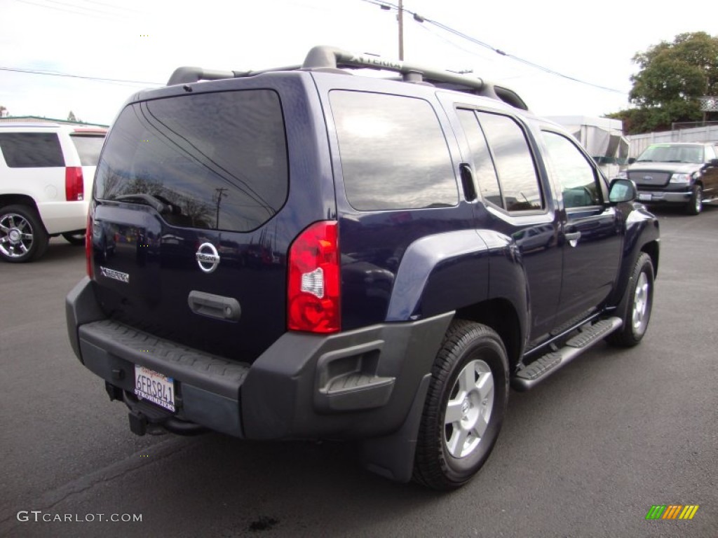 2008 Xterra X - Midnight Blue / Steel/Graphite photo #7