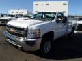 Summit White - Silverado 3500HD WT Regular Cab Utility Truck Photo No. 2