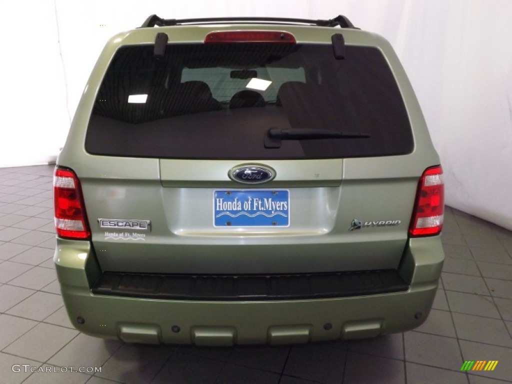 2008 Escape Hybrid 4WD - Kiwi Green Metallic / Stone photo #7