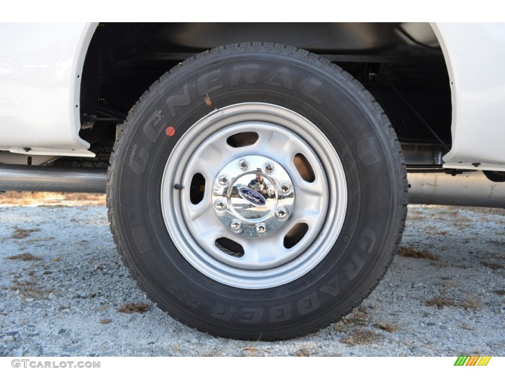 2014 F250 Super Duty XL SuperCab - Oxford White / Steel photo #7