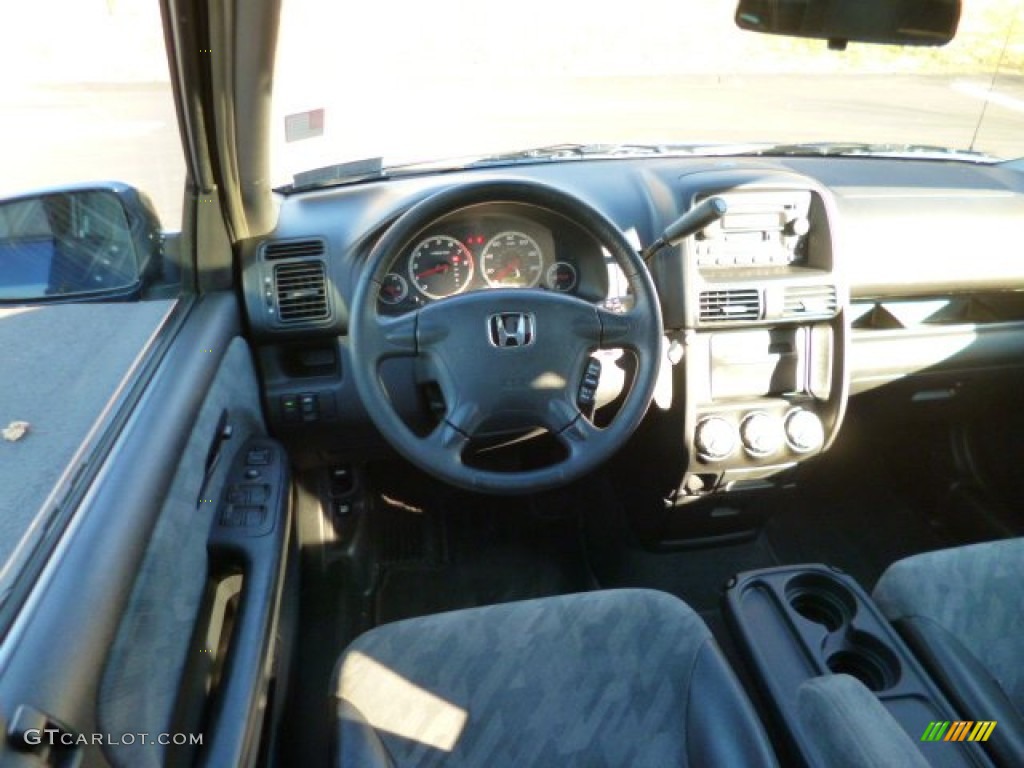 2003 CR-V EX 4WD - Eternal Blue Pearl / Gray photo #15