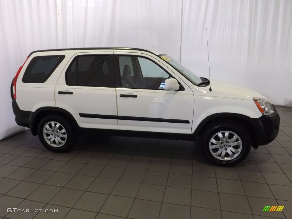 2008 CR-V EX - Taffeta White / Black photo #5