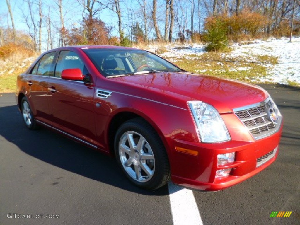 2010 STS 4 V6 AWD - Crystal Red Tintcoat / Ebony photo #1