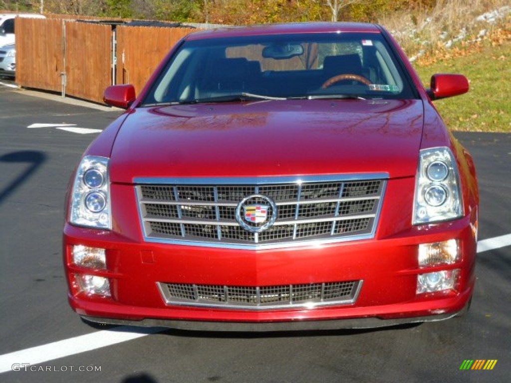 2010 STS 4 V6 AWD - Crystal Red Tintcoat / Ebony photo #2