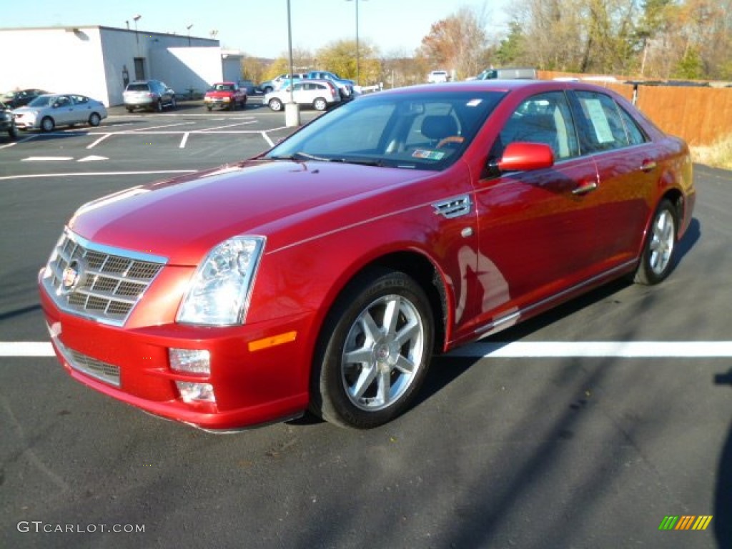 2010 STS 4 V6 AWD - Crystal Red Tintcoat / Ebony photo #3