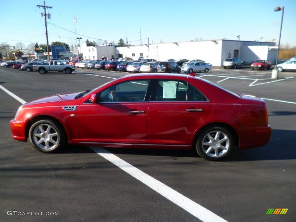 2010 STS 4 V6 AWD - Crystal Red Tintcoat / Ebony photo #4