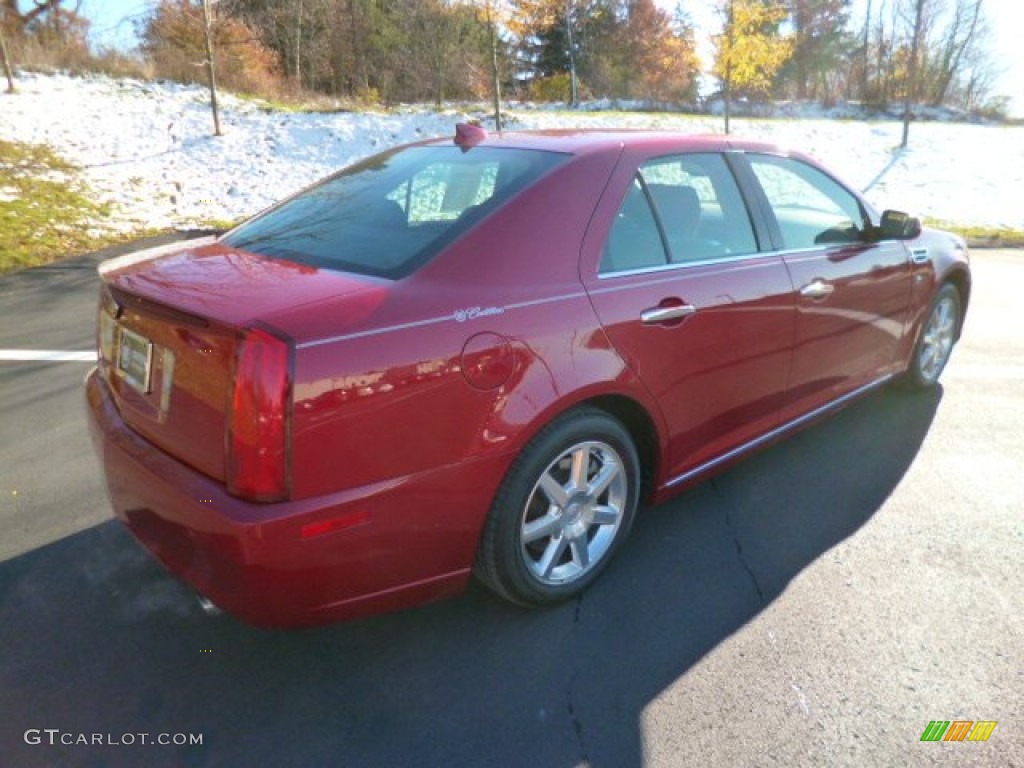 2010 STS 4 V6 AWD - Crystal Red Tintcoat / Ebony photo #6