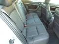 2012 Lincoln MKS Charcoal Black Interior Rear Seat Photo