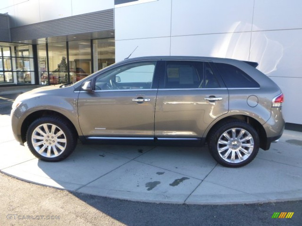 2012 MKX AWD Limited Edition - Mineral Gray Metallic / Bronze Metallic/Charcoal Black photo #2