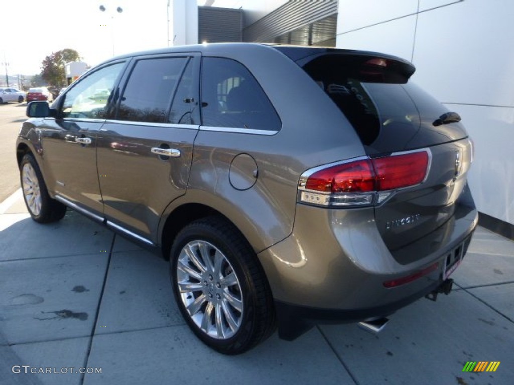 2012 MKX AWD Limited Edition - Mineral Gray Metallic / Bronze Metallic/Charcoal Black photo #3