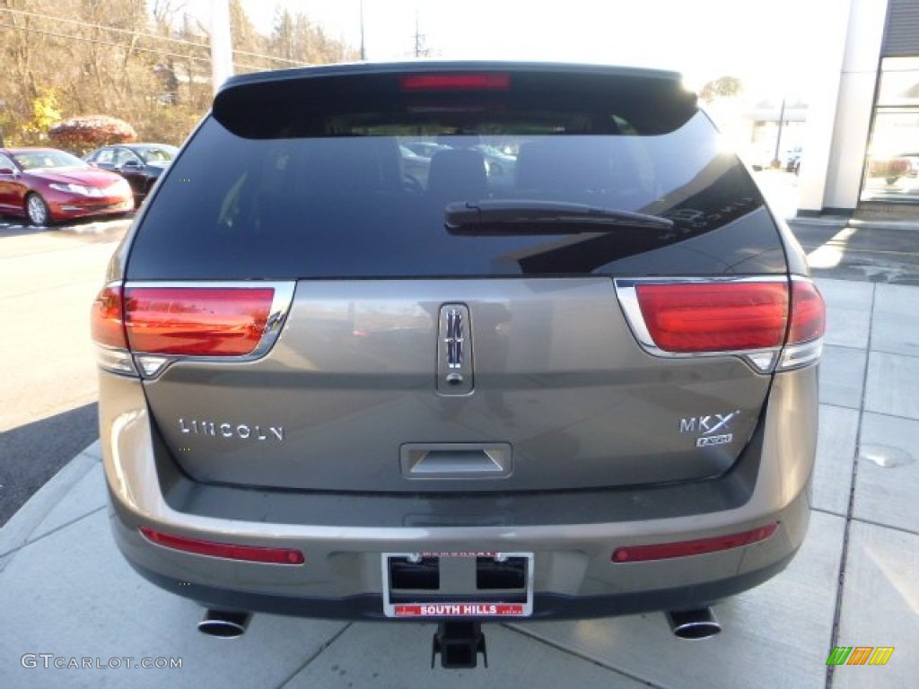 2012 MKX AWD Limited Edition - Mineral Gray Metallic / Bronze Metallic/Charcoal Black photo #4