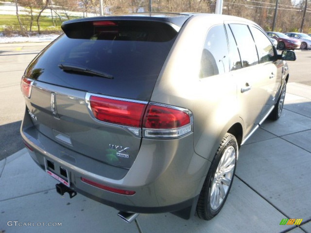 2012 MKX AWD Limited Edition - Mineral Gray Metallic / Bronze Metallic/Charcoal Black photo #5