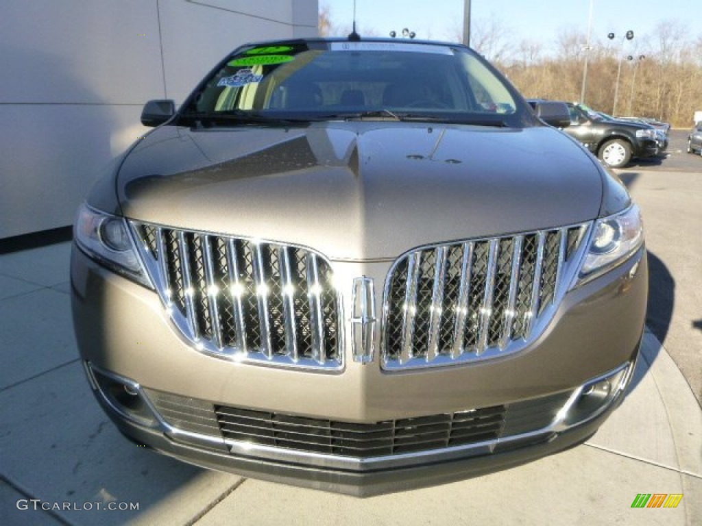 2012 MKX AWD Limited Edition - Mineral Gray Metallic / Bronze Metallic/Charcoal Black photo #8
