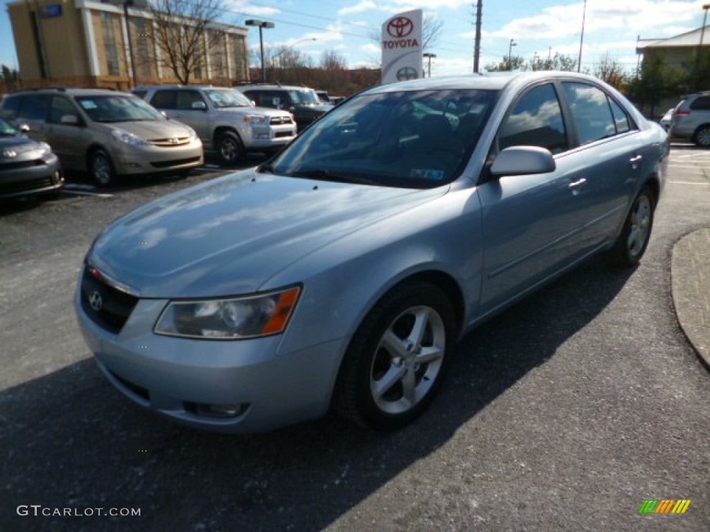 2006 Sonata GLS V6 - Silver Blue Metallic / Gray photo #3