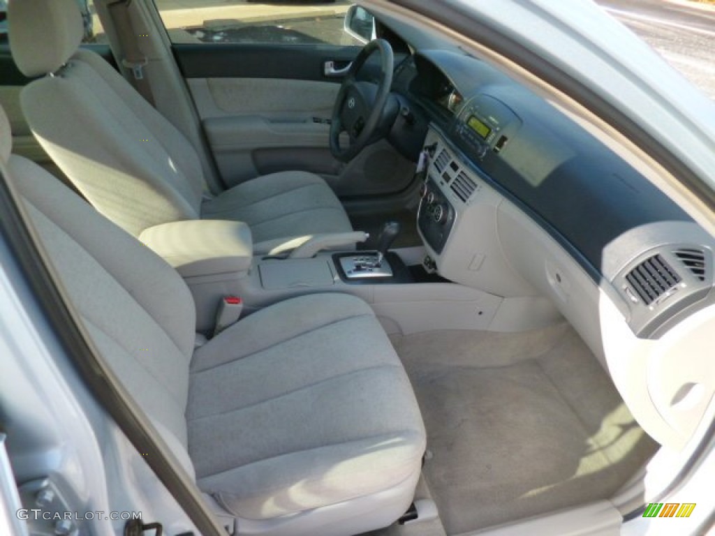 2006 Sonata GLS V6 - Silver Blue Metallic / Gray photo #10