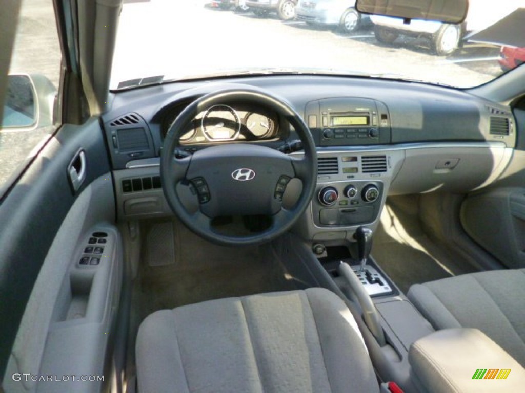 2006 Sonata GLS V6 - Silver Blue Metallic / Gray photo #15