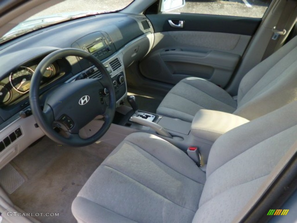 2006 Sonata GLS V6 - Silver Blue Metallic / Gray photo #17