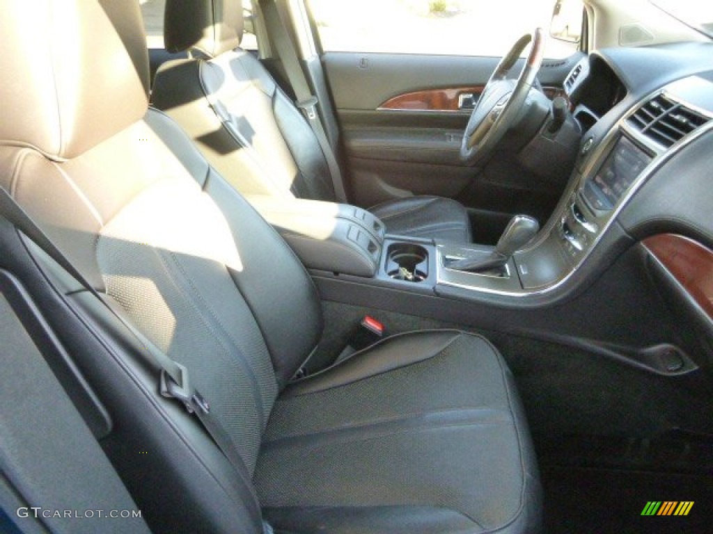 2011 MKX AWD - Mediterranean Blue Metallic / Charcoal Black photo #10