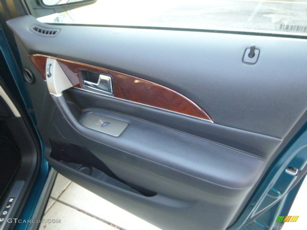 2011 MKX AWD - Mediterranean Blue Metallic / Charcoal Black photo #13