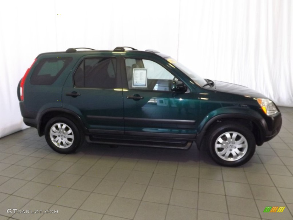 2003 CR-V EX 4WD - Clover Green Pearl / Saddle photo #5