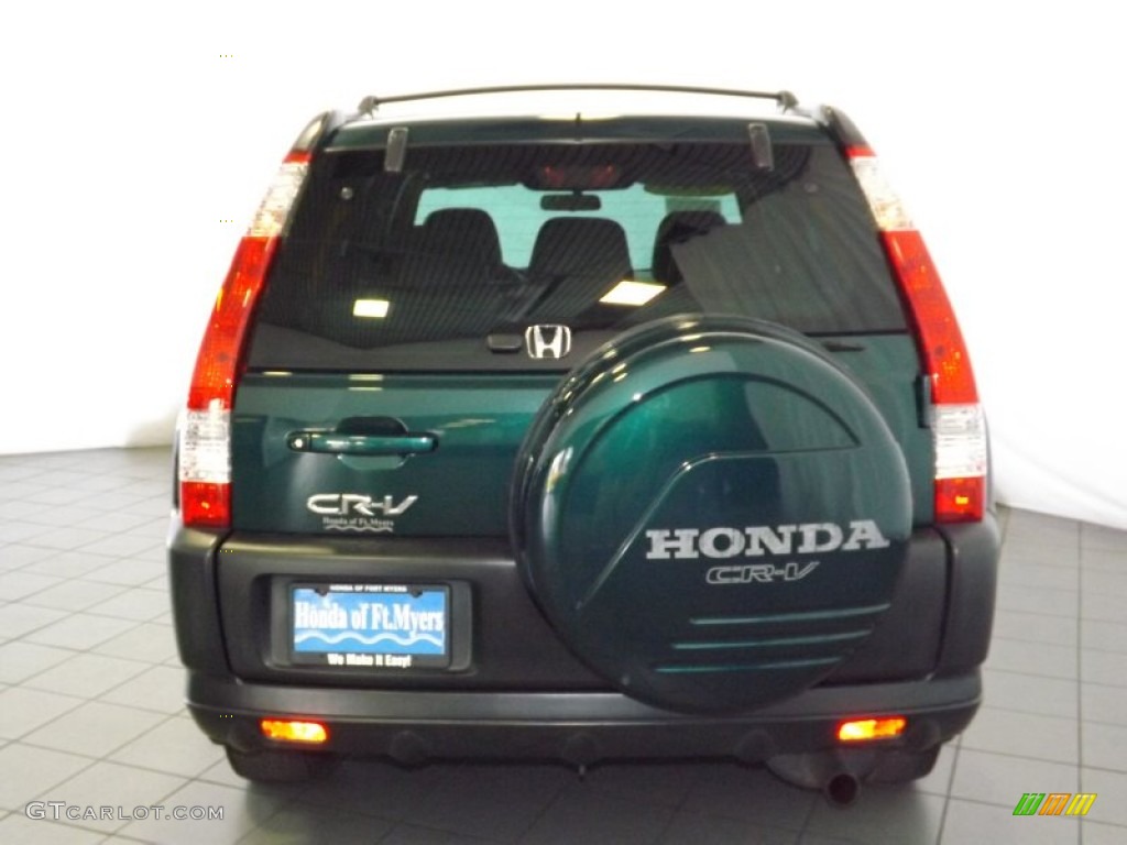 2003 CR-V EX 4WD - Clover Green Pearl / Saddle photo #7