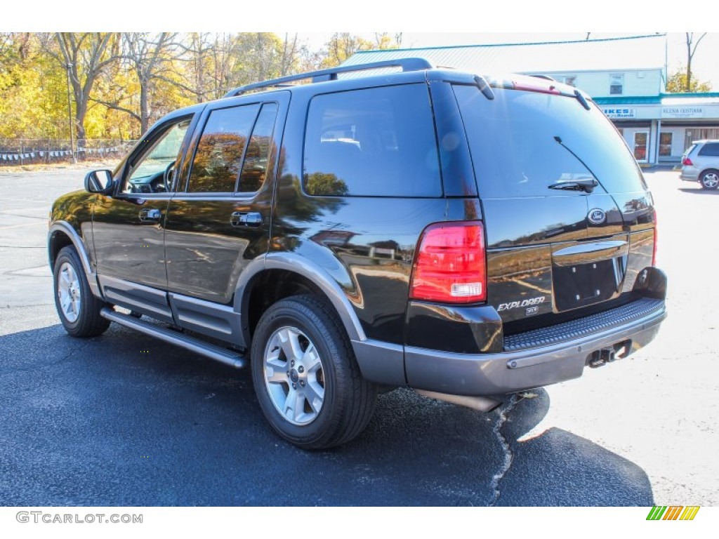 2003 Explorer XLT 4x4 - Black / Graphite Grey photo #4