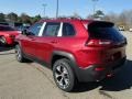 Deep Cherry Red Crystal Pearl 2014 Jeep Cherokee Trailhawk 4x4 Exterior