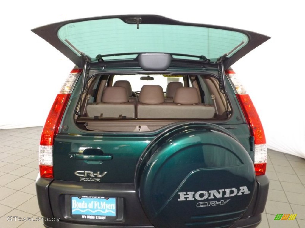 2003 CR-V EX 4WD - Clover Green Pearl / Saddle photo #25