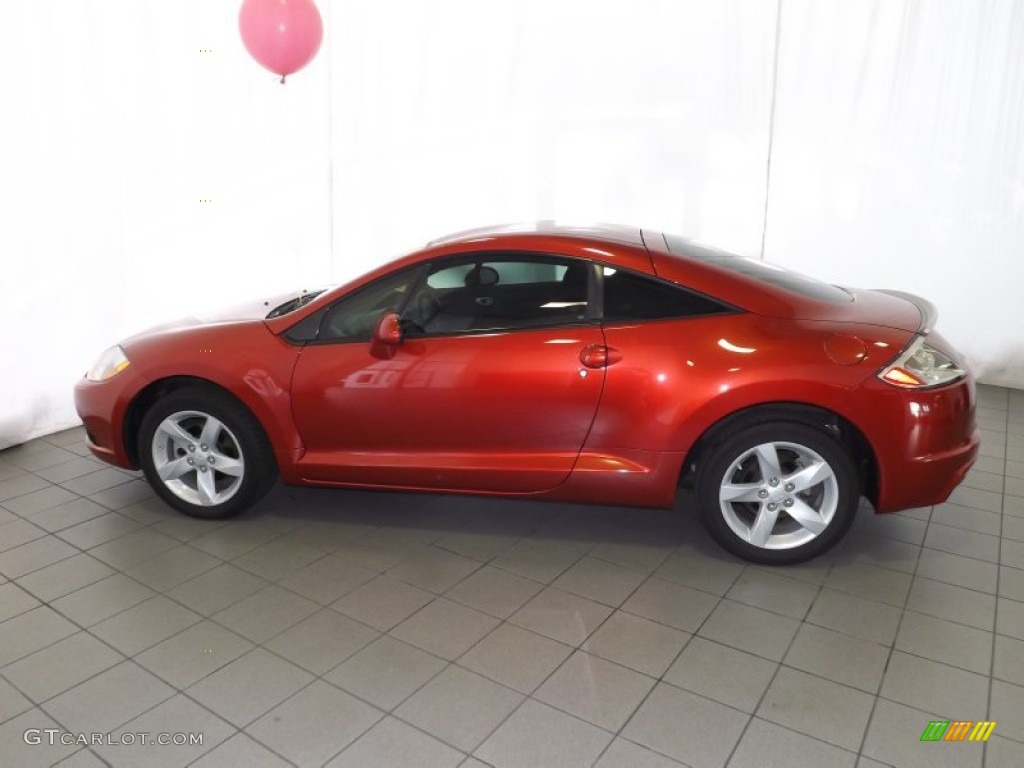 2009 Eclipse GS Coupe - Sunset Pearlescent Pearl / Dark Charcoal photo #10