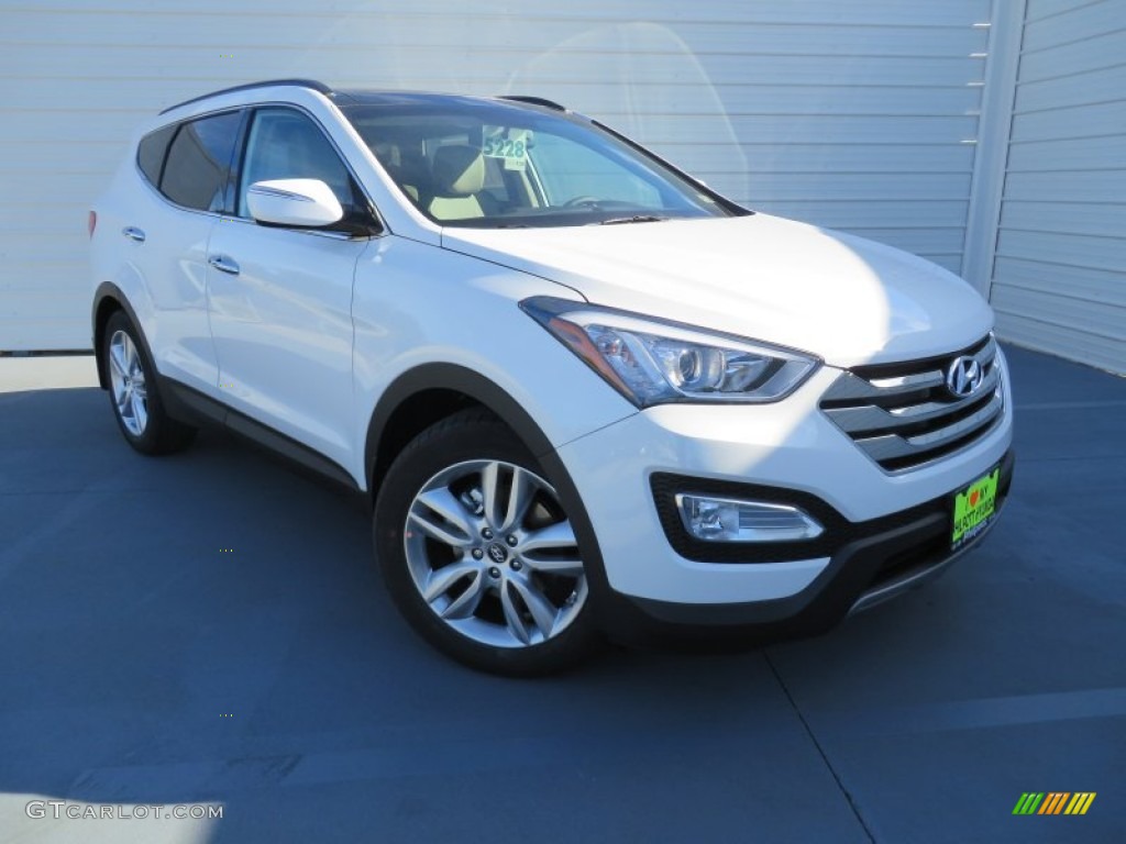 Frost White Pearl Hyundai Santa Fe Sport