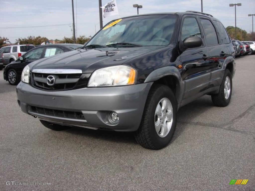 2002 Tribute LX V6 - Black / Gray photo #1