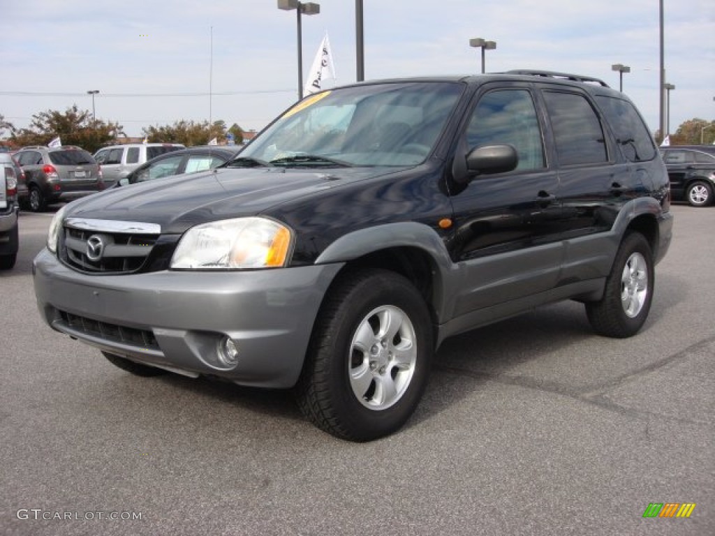 2002 Tribute LX V6 - Black / Gray photo #2